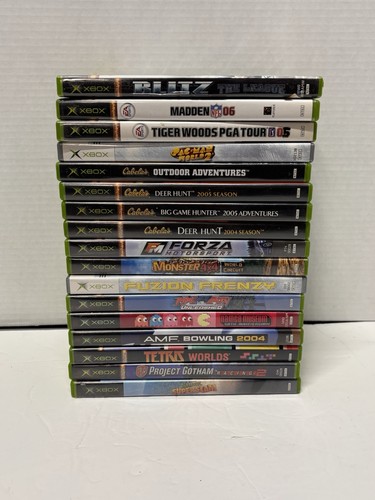 Original xbox bundle games lot - xbox,