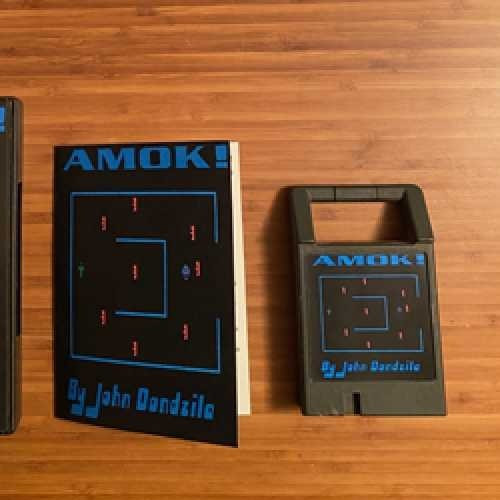 Cartuccia videogioco amok - cartuccia,